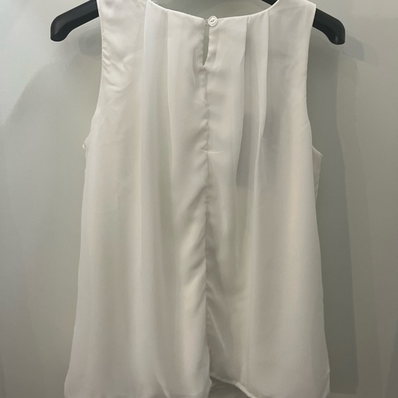 Un Deux Trois Blue and in White Chiffon Pleated Shift Dress Girls - Picture 4 of 4